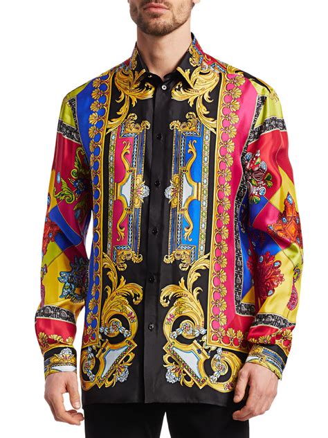 mens versace shirt ebay|Versace shirt men's size chart.